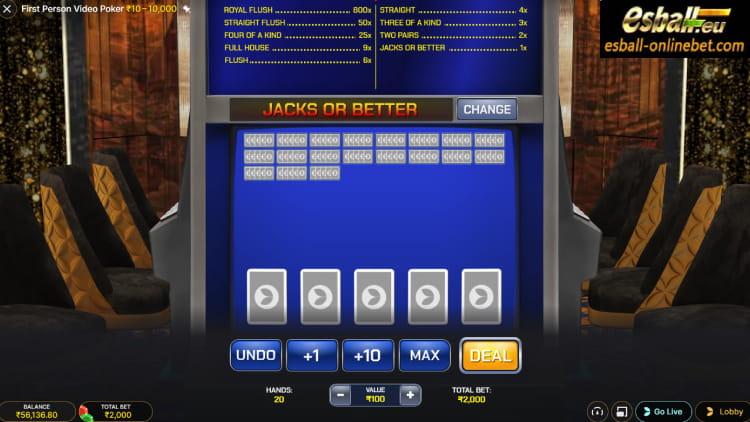 First Person Video Poker Evolution Online Casino Game India First Person Video Poker Evolution Online Casino Game India