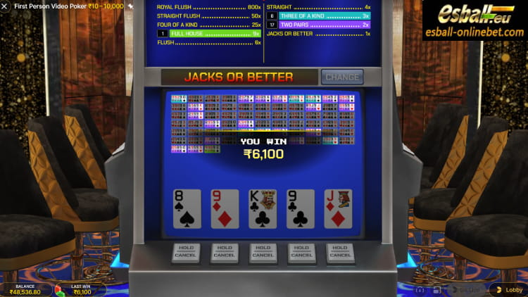 First Person Video Poker Evolution Big Win First Person Video Poker Evolution Big Win