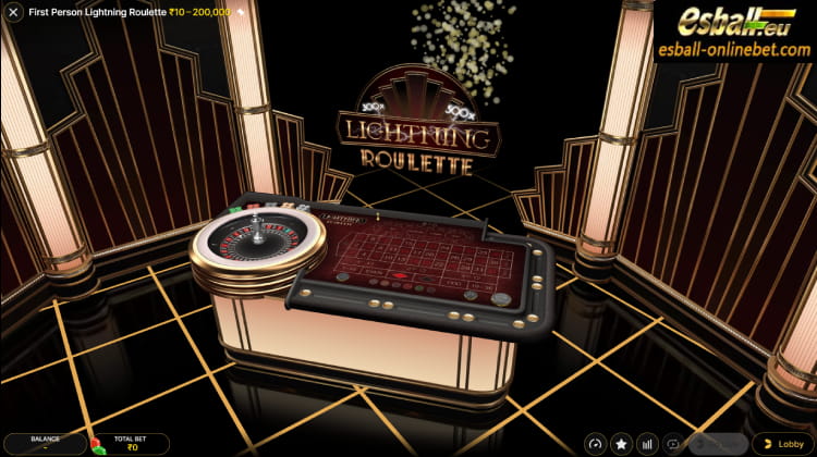 First Person Lightning Roulette Evolution Online Casino Game First Person Lightning Roulette Evolution Online Casino Game