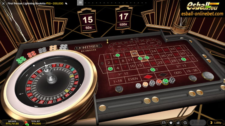 First Person Lightning Roulette Evolution Online Casino Game First Person Lightning Roulette Evolution Online Casino Game