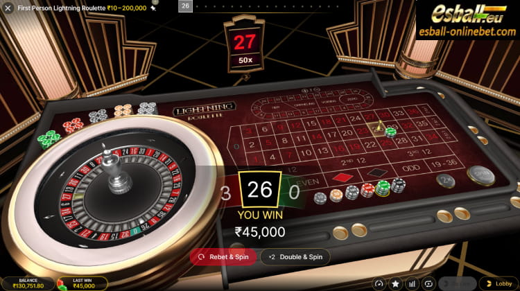 First Person Lightning Roulette Evolution Online Casino Game First Person Lightning Roulette Evolution Online Casino Game