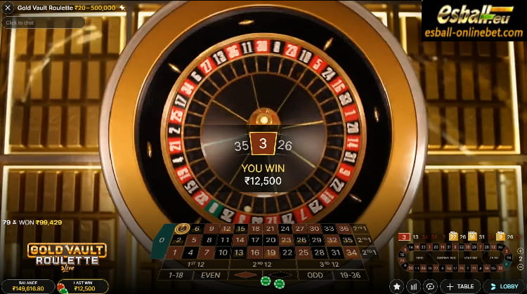 Gold Vault Roulette Evolution Big Win Gold Vault Roulette Evolution Big Win