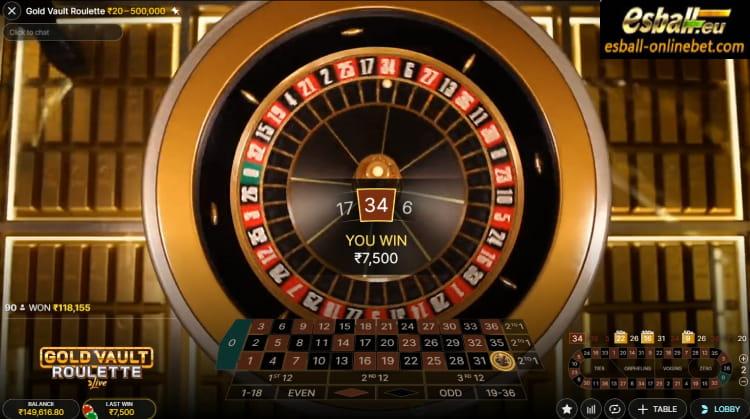 Gold Vault Roulette Evolution Big Win Gold Vault Roulette Evolution Big Win