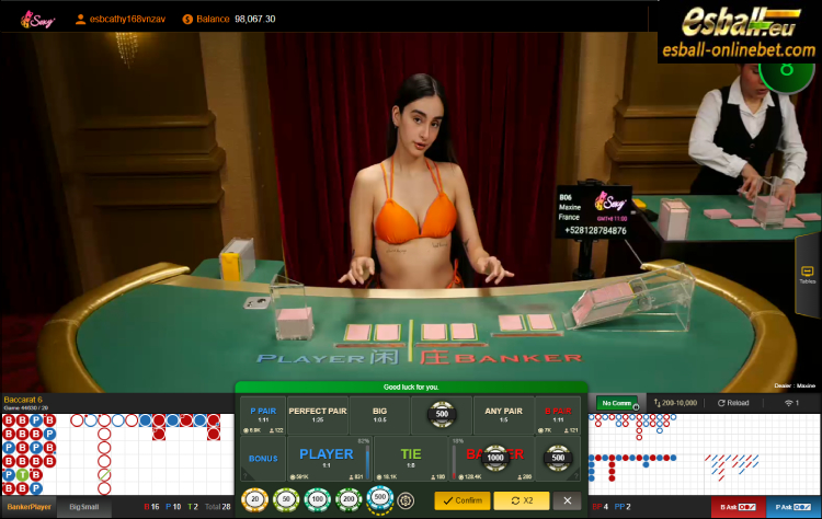 AE Sexy Baccarat, Play Sexy Baccarat Live Dealer Casino India
