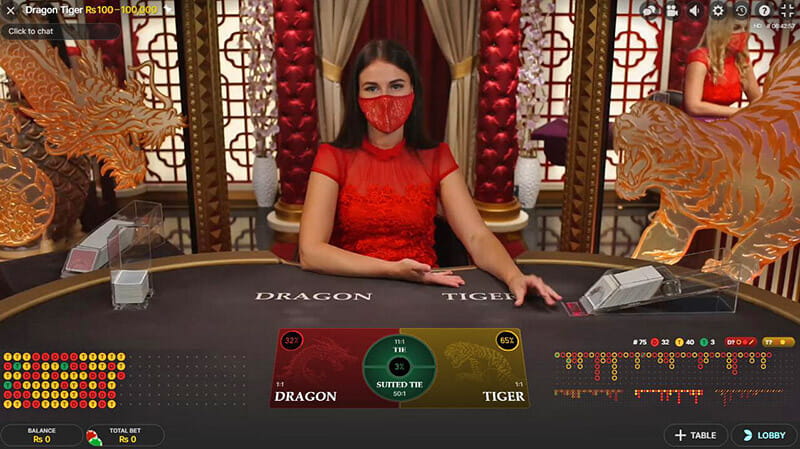 Evolution Live Dealer Dragon Tiger Evolution Live Dealer Dragon Tiger
