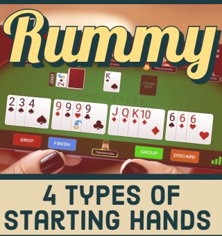 Expert Online Rummy Tricks on 4 Types of Rummy Starting Hands