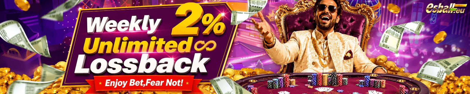Weekly 2% Unlimited Lossback Offer