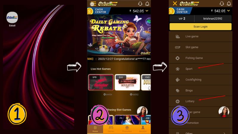 How to Open and Play Lottery Online India Game App