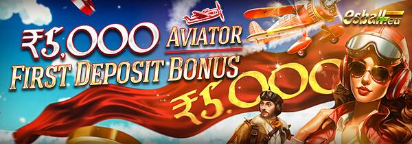 ₹10,000 Aviator Rocket Crash Game First Deposit Bonus