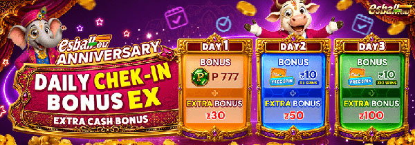 Anniversary Daily Check-In Bonus EX