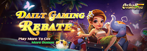 Unlimited Daily Gaming Rebate Casino Cashback Bonus Up to 0.4%