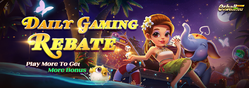 Unlimited Daily Gaming Rebate Casino Cashback Bonus Up to 0.4%