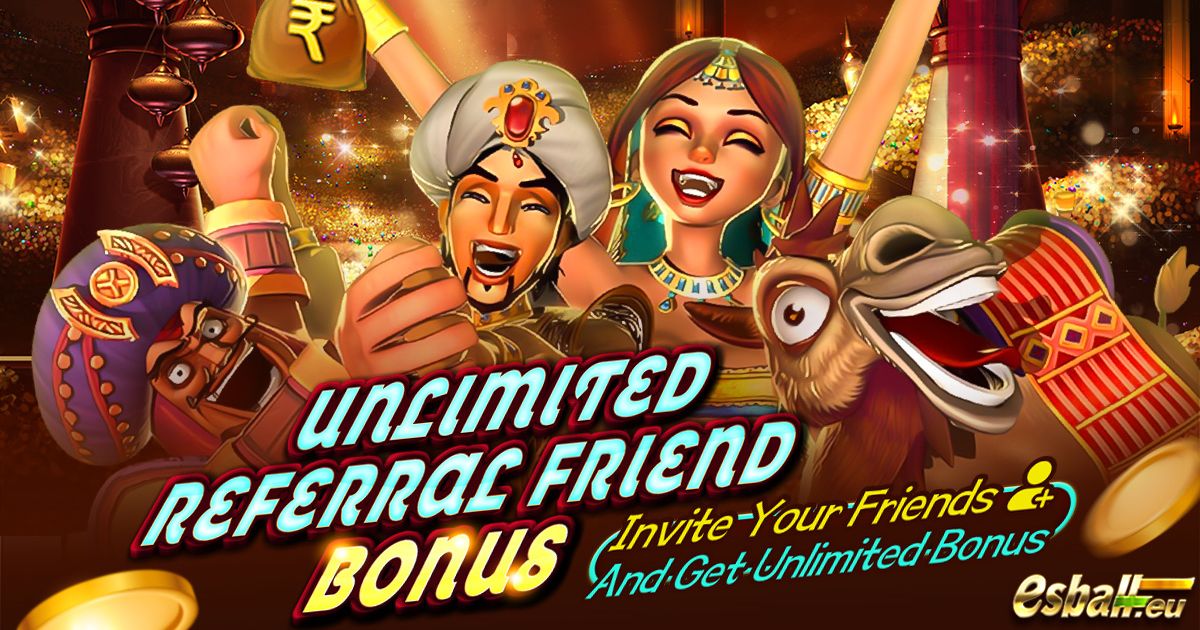Casino Referral Bonus , Invite Friend Get ₹ 500 Each