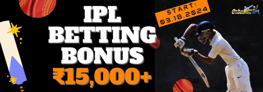 Sports Betting Deposit Bonus, Cricket Betting Bonus IPL 2024