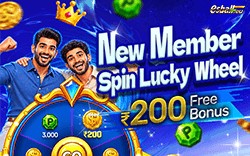 Spin the Lucky Wheel: Free ₹200 Bonus for New Members