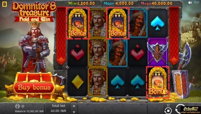 Domnitor's Treasure Slot Scatter