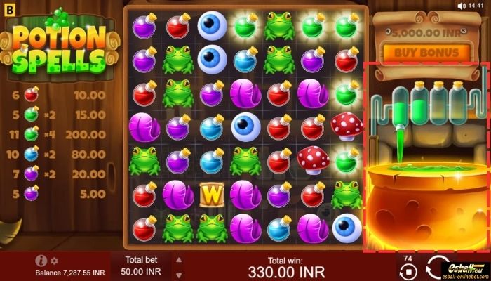 Potion Spells Slot Cauldron