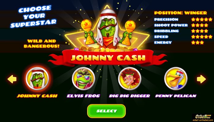 Soccer Mania Slot Choosing a superstar Soccer Mania Slot Choosing a superstar