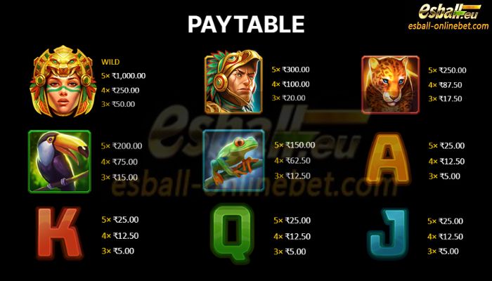 BNG Aztec Fire 2 Slot Paytable BNG Aztec Fire 2 Slot Paytable