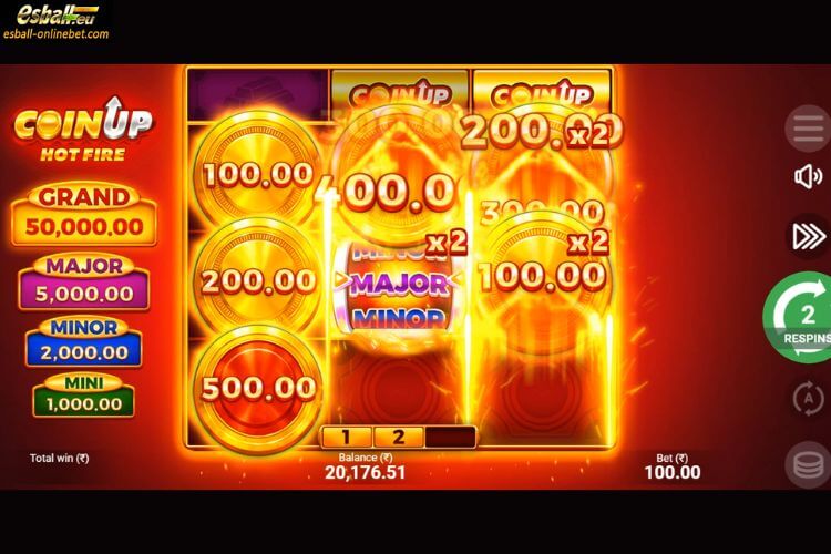 Coin UP: Hot Fire Slot Bonus Game Coin UP: Hot Fire Slot Bonus Game