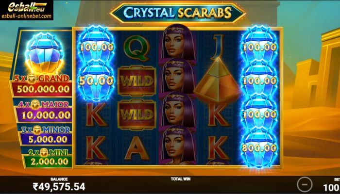 Crystal Scarabs Slot Bonus Game Crystal Scarabs Slot Bonus Game