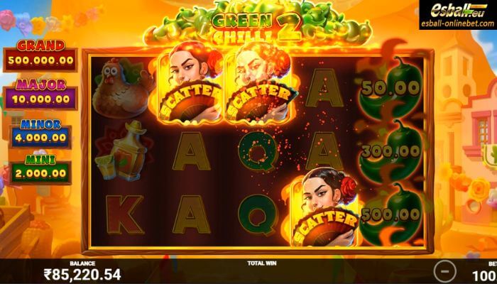 BNG Green Chilli 2 Slot Free Spins Feature BNG Green Chilli 2 Slot Free Spins Feature