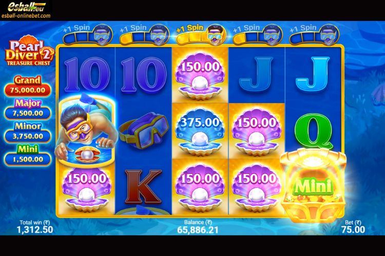 Pearl Diver 2 Treasure Chest Bonus Game Pearl Diver 2 Treasure Chest Bonus Game