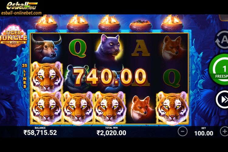 BNG Tiger Jungle Slot Free Spins Feature BNG Tiger Jungle Slot Free Spins Feature