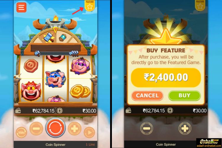 Coin Spinner Slot Buy Feature Coin Spinner Slot Buy Feature