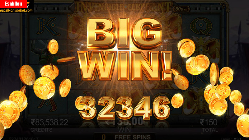 Invincible Elephant Slot Machine Big Win 3