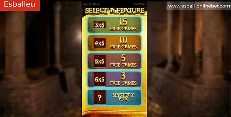 Pyramid Raider Slot Free Spins Bonus