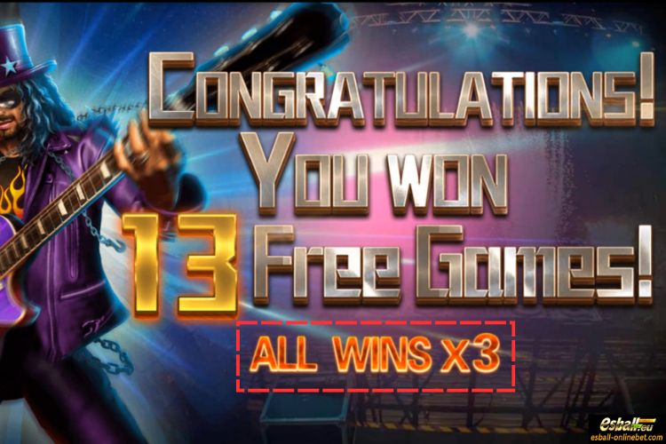Rave High Slot Free Game Feature
