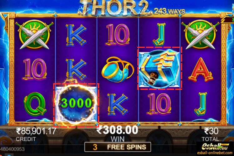 Thor 2 Scatter Bonus Thor 2 Scatter Bonus