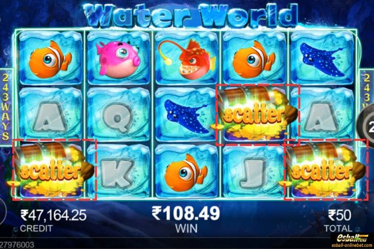 Water World Slot Scatter Water World Slot Scatter