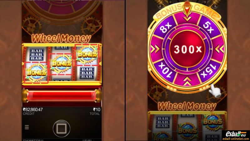 Wheel Money Bonus Game Feature Wheel Money Bonus Game Feature