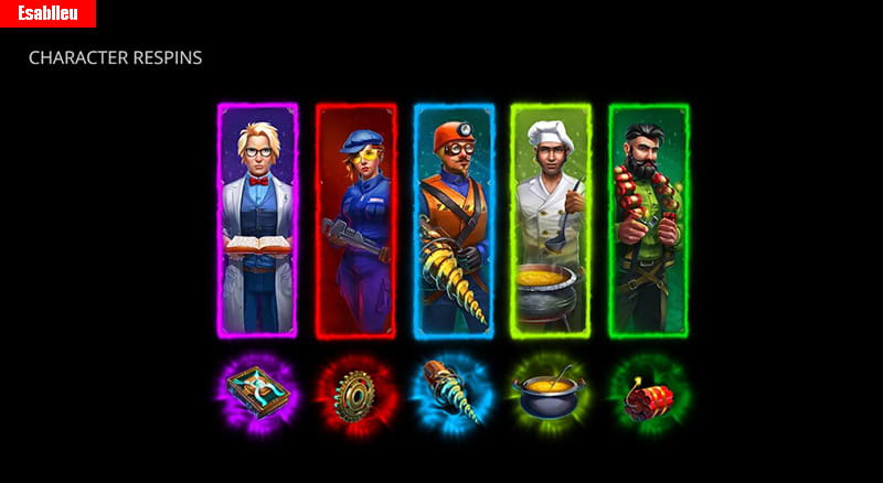Atlantis Slot Machine Character Respins
