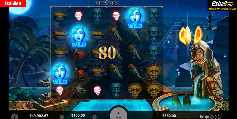 Atlantis Slot Machine Free Spins Bonus
