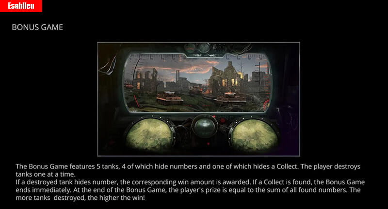 Battle Tanks Slot Machine Bonus Game