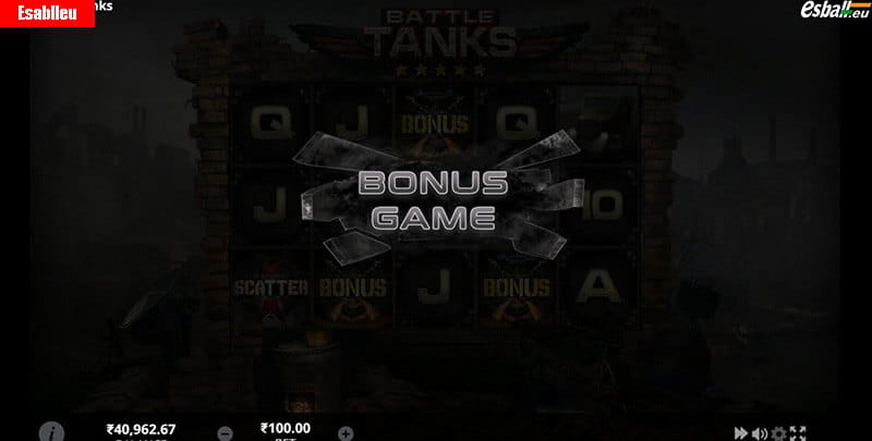 Battle Tanks Slot Machine Free Spins Bonus