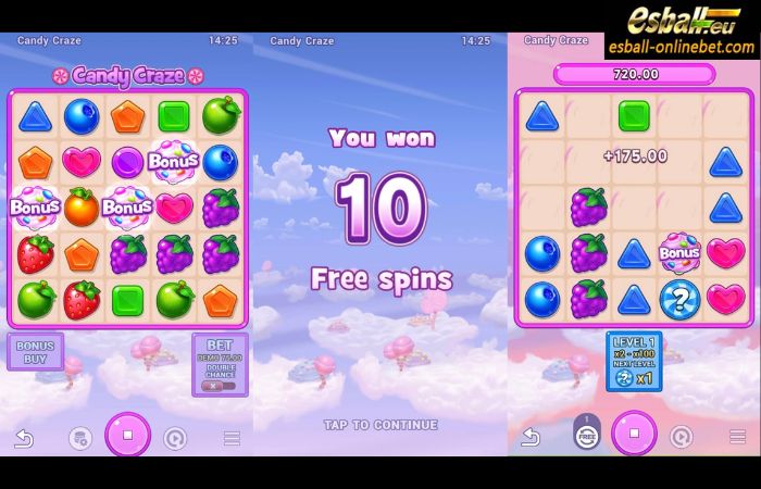 Candy Craze Slot Free Spins Feature Candy Craze Slot Free Spins Feature