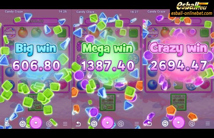 Evoplay Candy Craze Slot Big Win Evoplay Candy Craze Slot Big Win