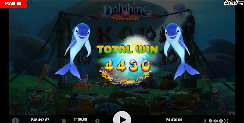 Dolphins Treasure Slot Machine Free Spins Bonus