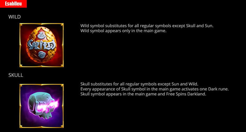Forgotten Fable Slot Machine Skull Symbol