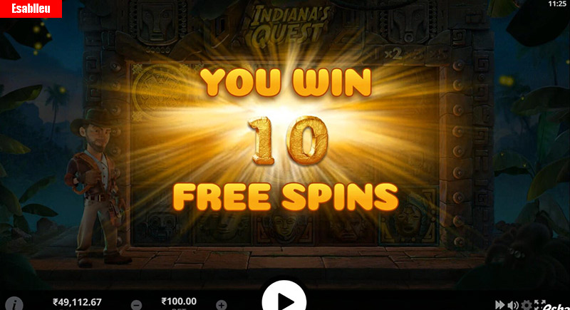 Indiana's Quest Slot Machine Free Spins Bonus