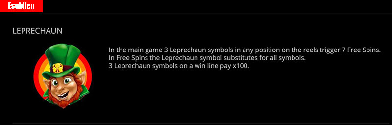 Irish Reels Slot Machine Leprechaun Symbol