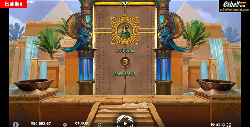 Rise Of Horus Slot Machine Free Spins Bonus