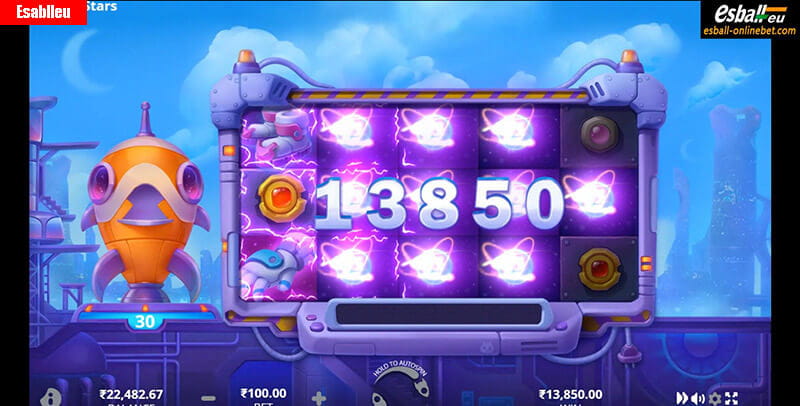 Play Rocket Stars Slot Machine Mega Win