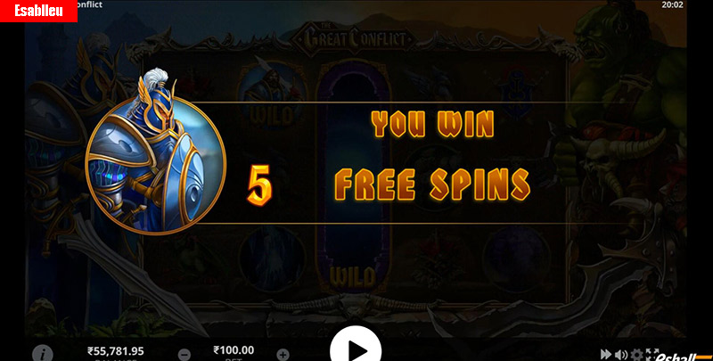 The Great Conflict Slot Machine Free Spins