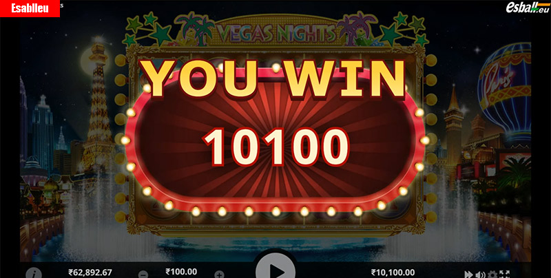 Vegas Nights Slot Machine Super Win