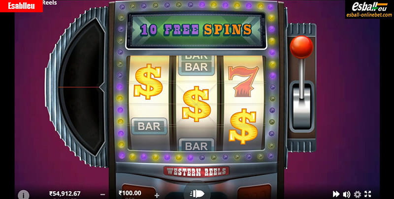 Western Reels Slot Machine Free Spins Bonus